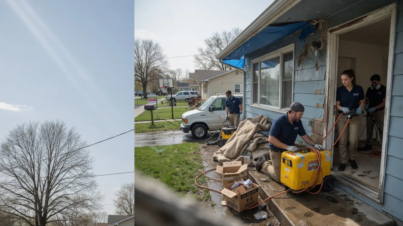 Basement Flood Cleanup in Albertville, MN near me